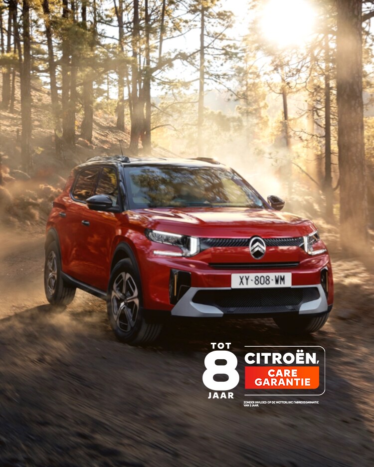 New ë-C3 Aircross in a forest